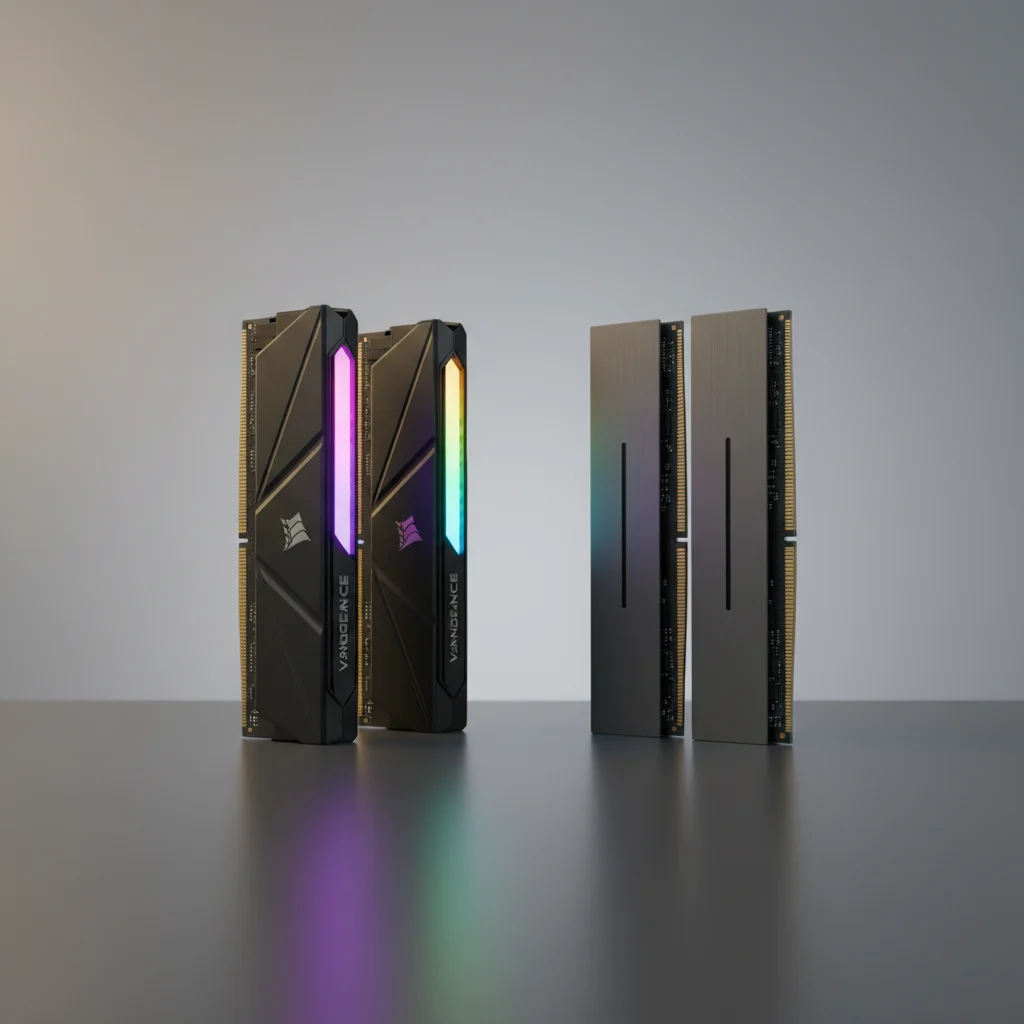 Vergleich: CORSAIR VENGEANCE RGB DDR5 RAM 32GB (2x16GB) 6000MHz CL36-44 vs. Crucial Pro DDR5 RAM 32GB Kit (2x16GB) 6000MHz CL36, Overclo