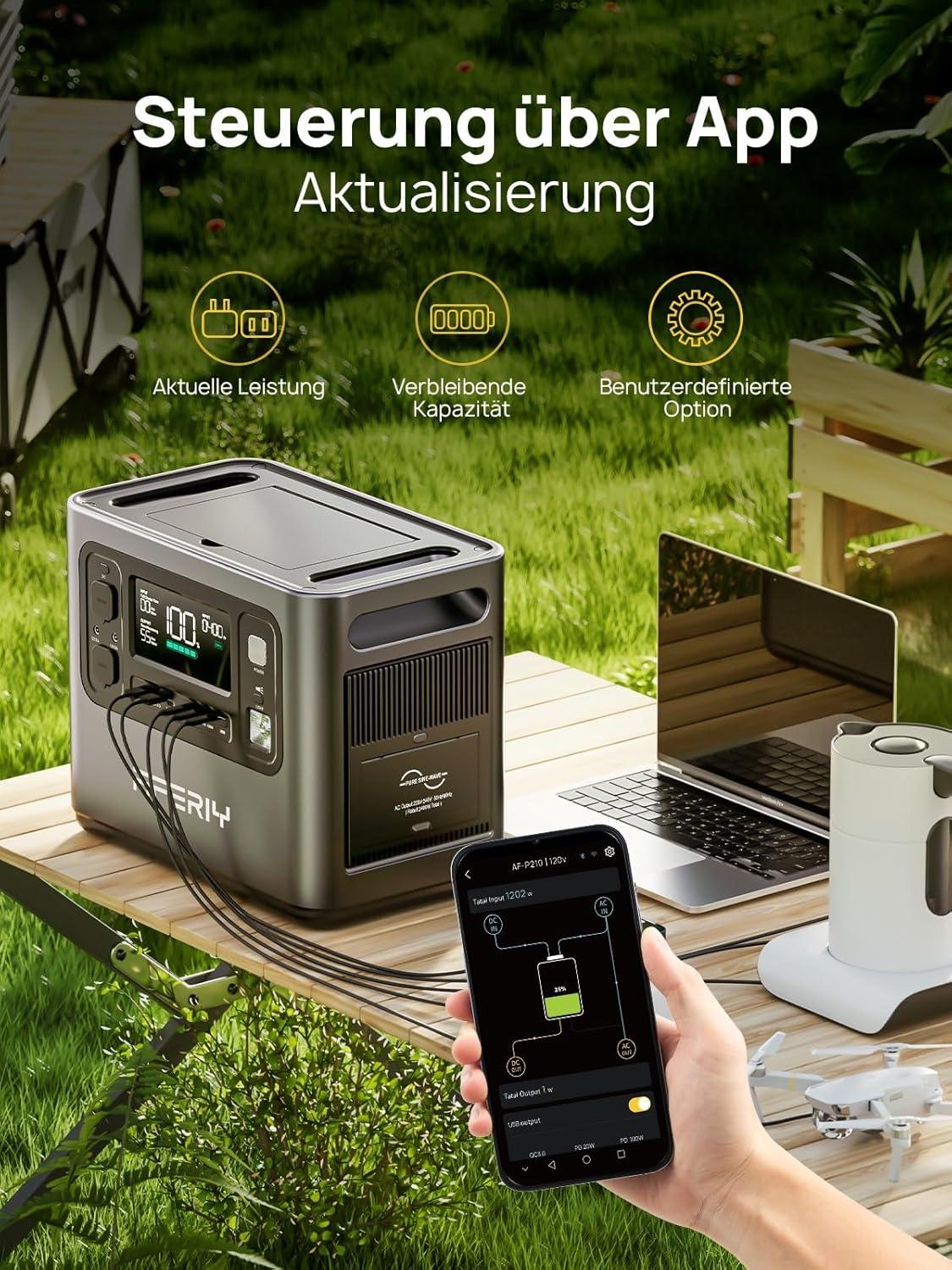Unsere Erfahrungen mit der AFERIY 2400W Powerstation: Kraftvoll und leise