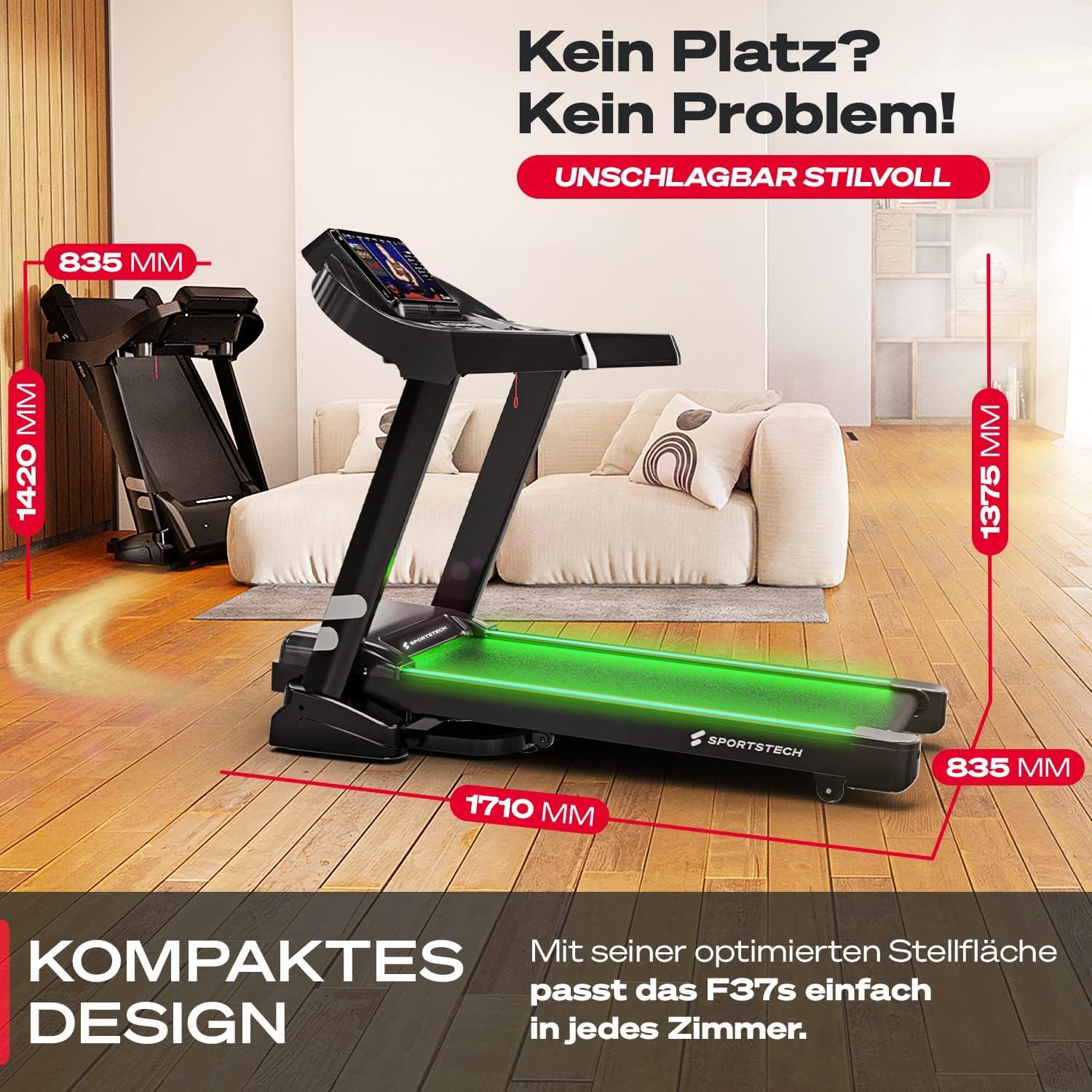 Sportstech F37s: Unser vielseitiges Laufband für Zuhause!