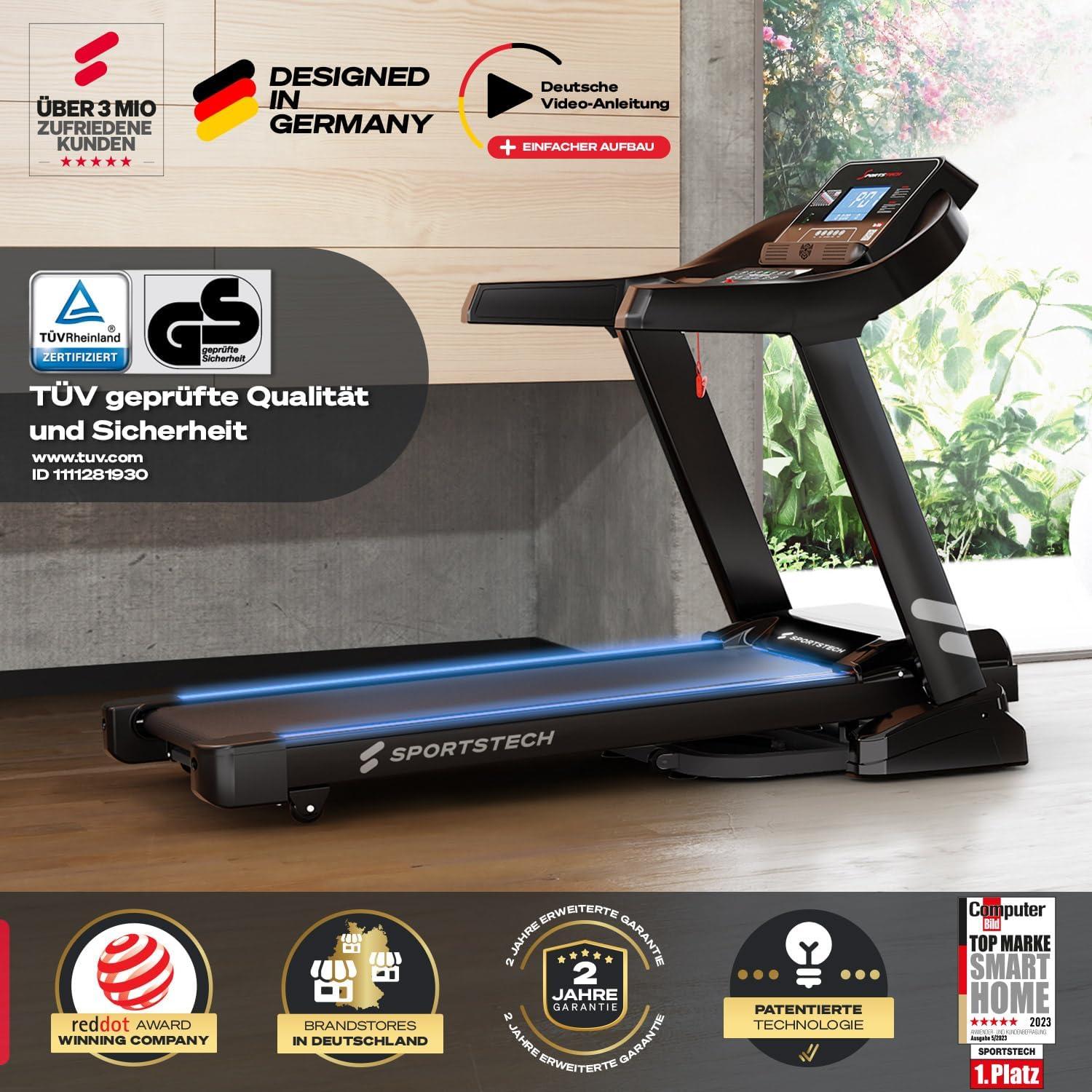 Sportstech F37s: Unser vielseitiges Laufband für Zuhause!